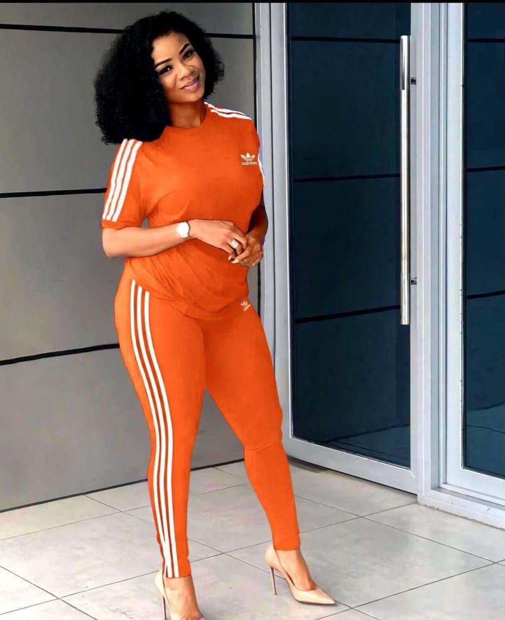 Adidas Two piece set, Round neckline