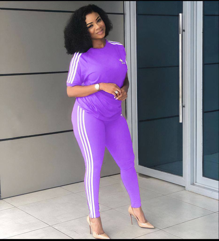 Adidas Two piece set, Round neckline