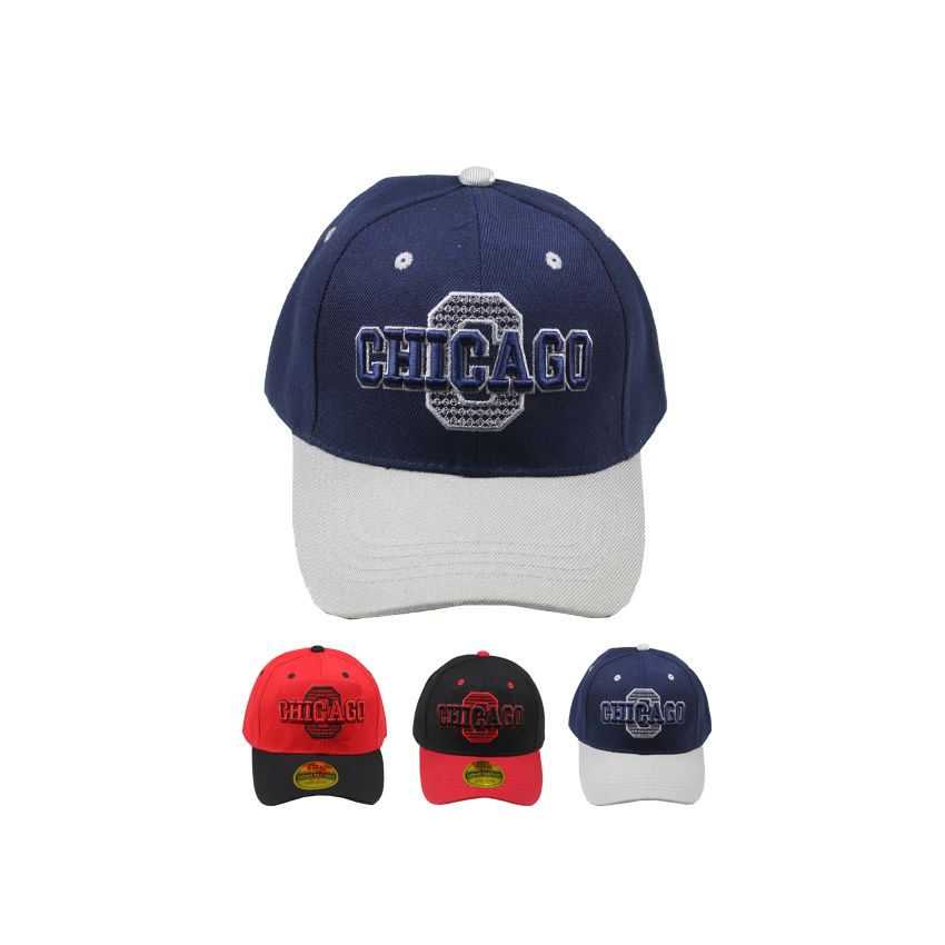 CHICAGO Embroidered Baseball Cap