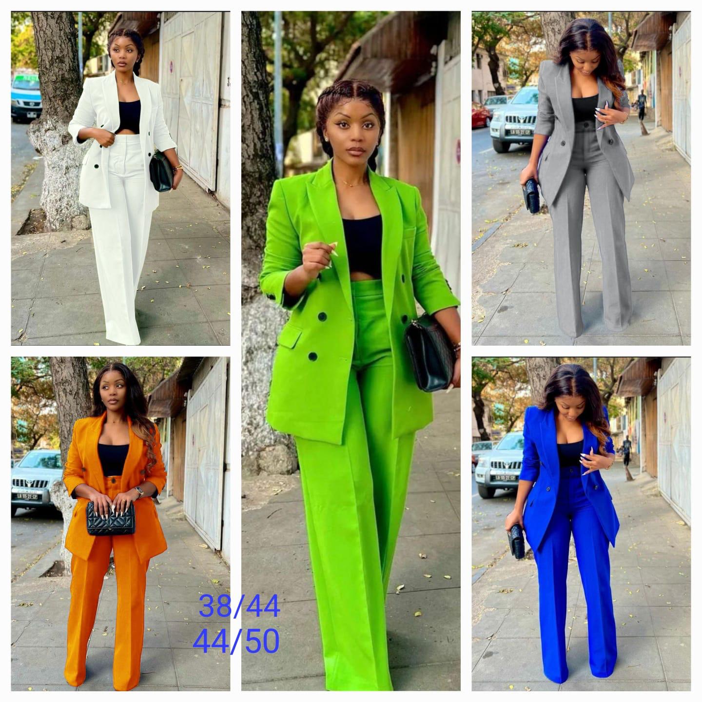 Sexy Color Blazer and Pants Set