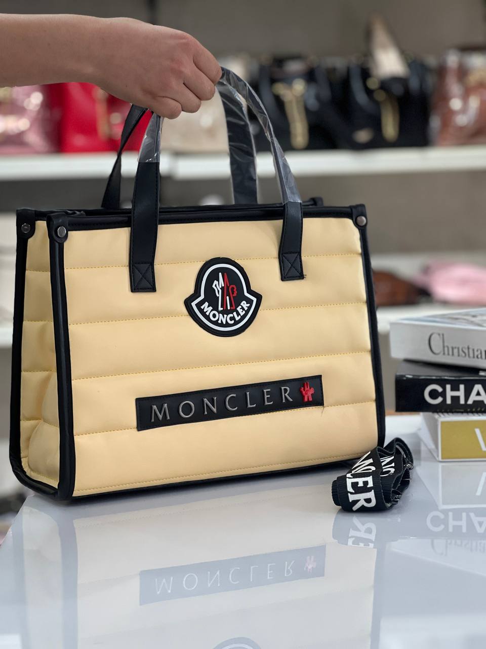 Moncler Puff Style Handbag