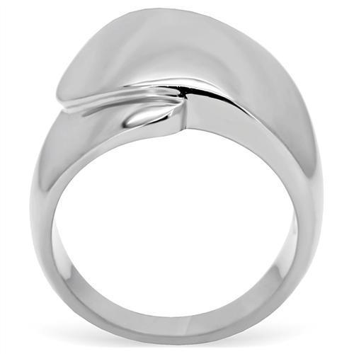 TK207 - High polished (no plating) Stainless Steel Ring with No Stone