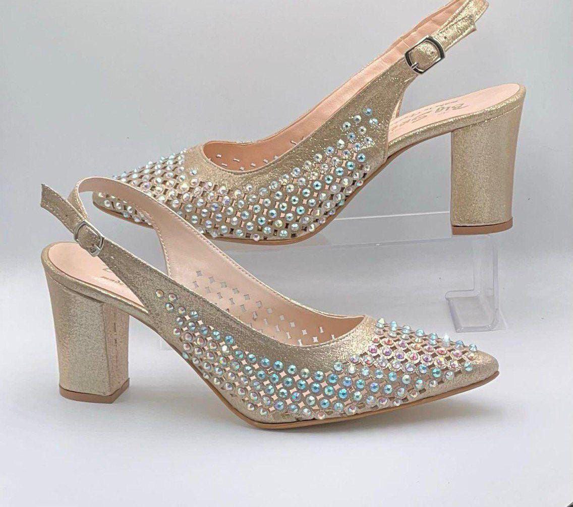 Rhinestone Decorated Women Shoes