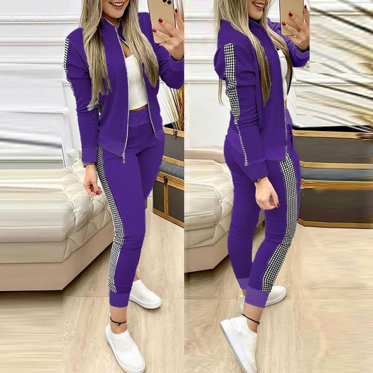 Women Comfortable Tie Leggings and Sweather Set