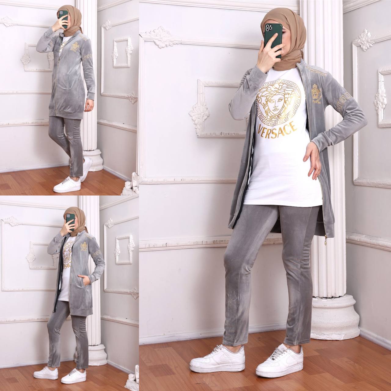 Women Sweather, Pants, and T-Shirt Set