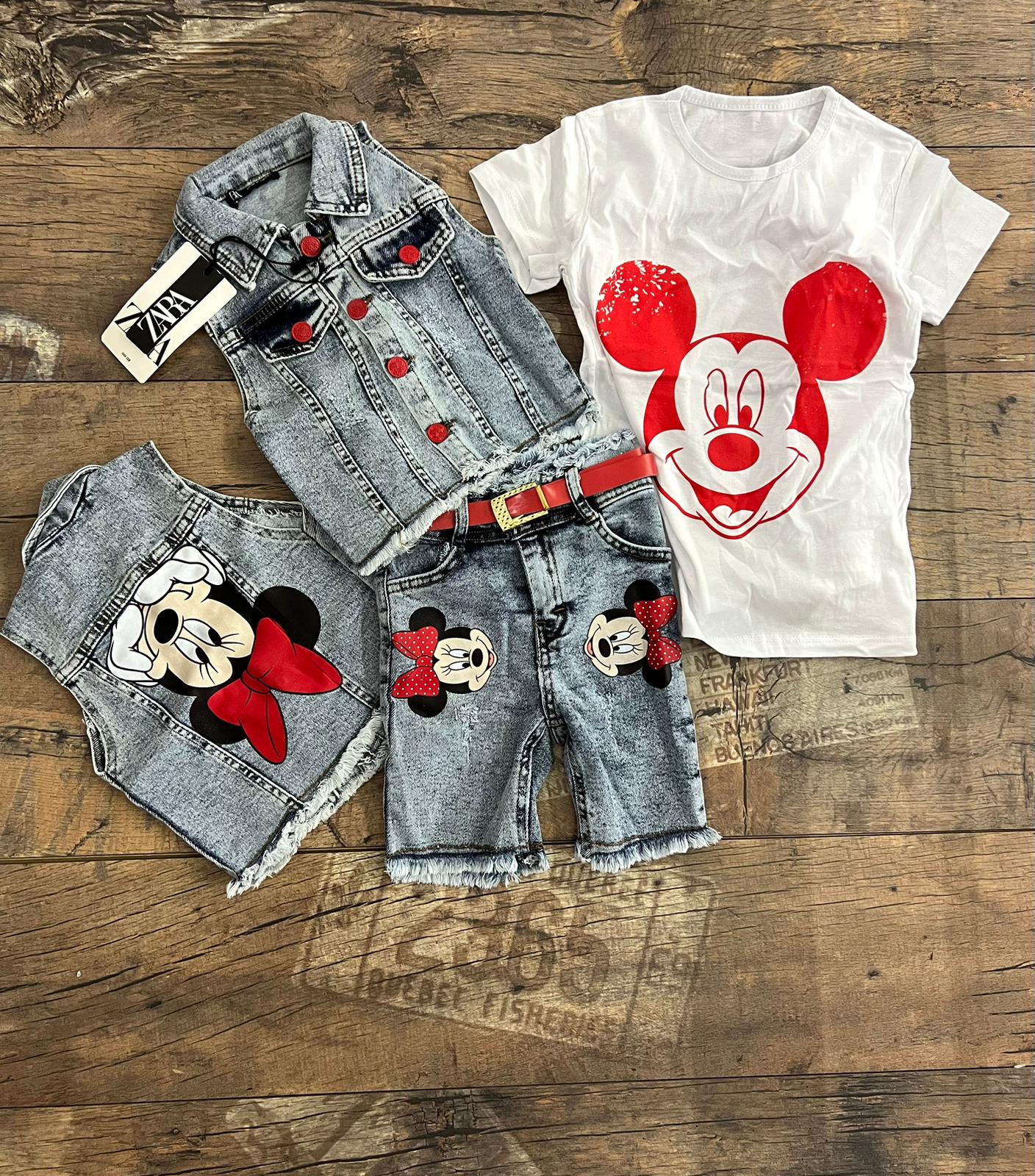 ZARA Children Minnie Mouse 3PCS Jeans Set