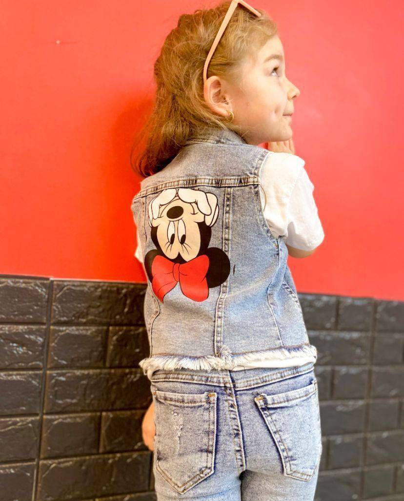 ZARA Children Minnie Mouse 3PCS Jeans Set