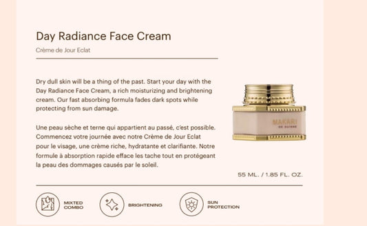 "MAKARI" Day Radiance Face Cream