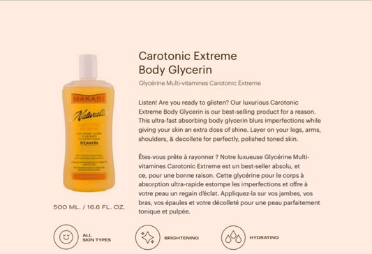 "MAKARI" Carotonic Extreme Extreme Body Glycerin