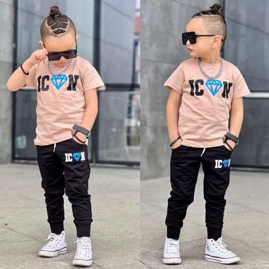 Boy Children Tee and Jogger Set