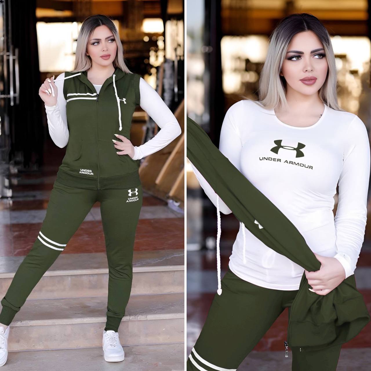 Under Armour Women's Leggings and Top Set