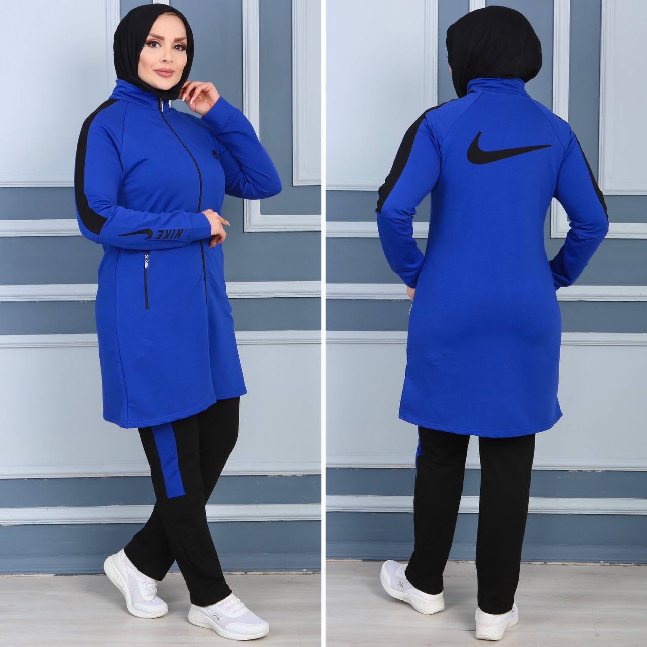 Nike Long Sports Jacket and Pants Set for Ladies