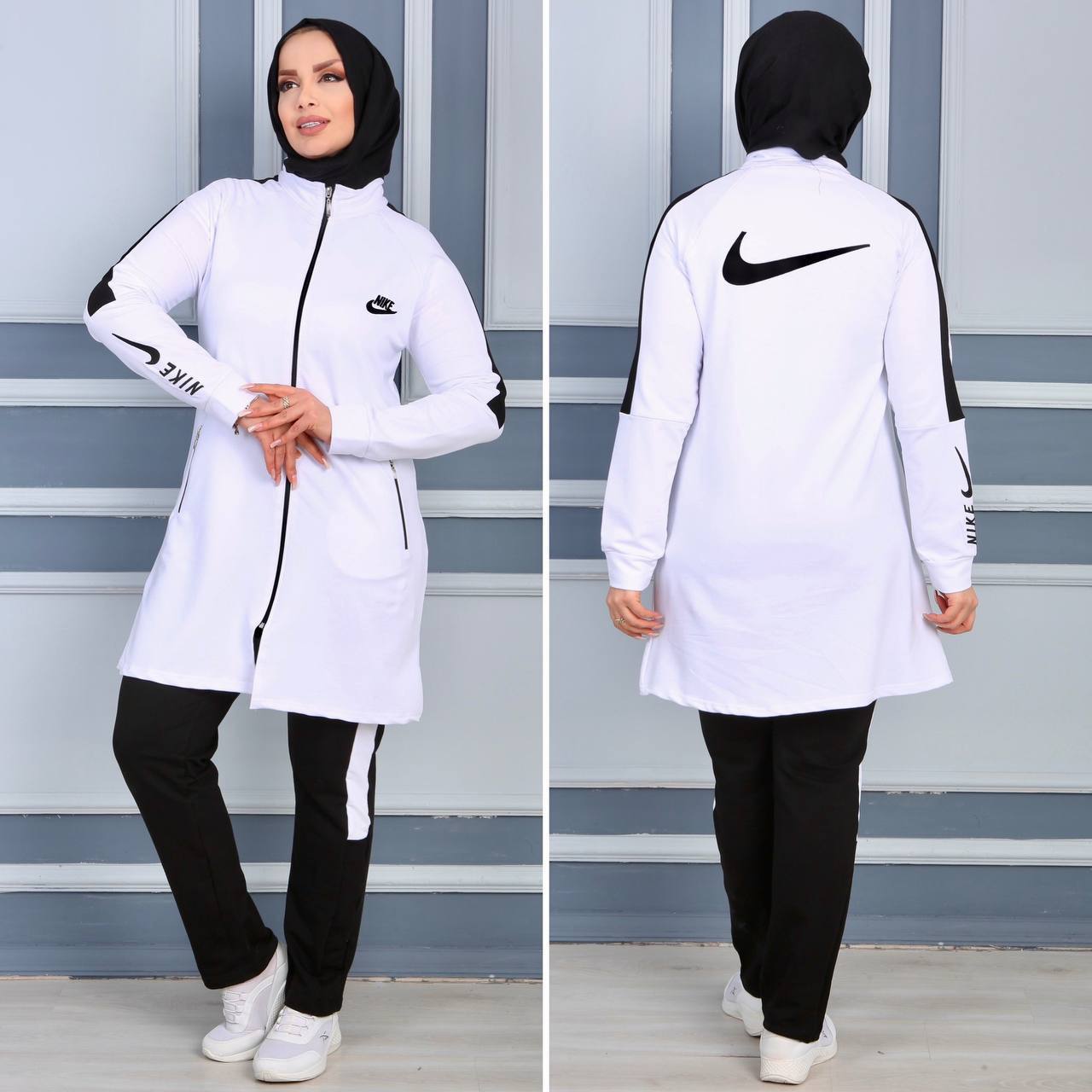 Nike Long Sports Jacket and Pants Set for Ladies