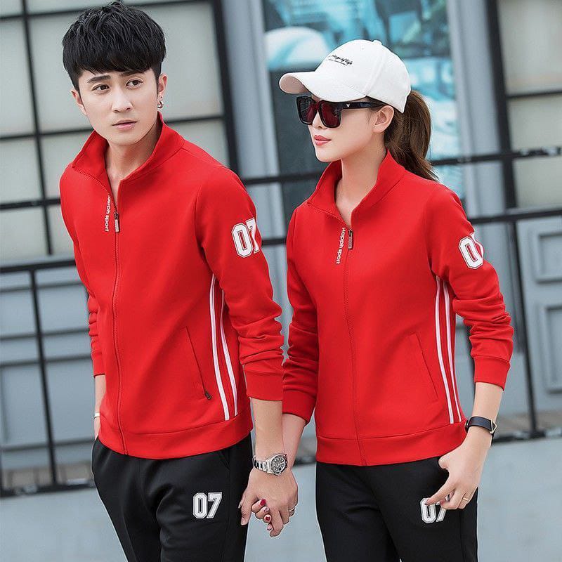 Men and Women Medium Sleeve Jersey and Pants Set with Numbers